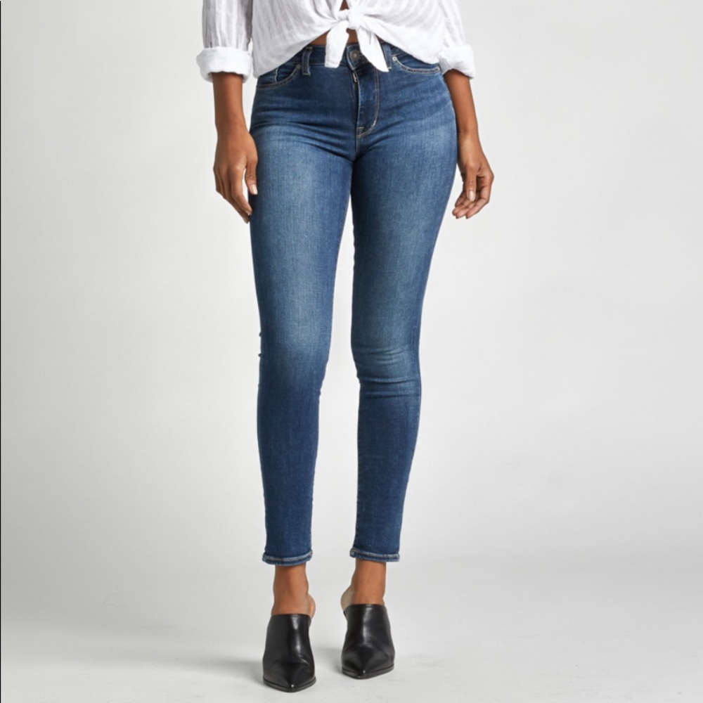 Silver Jeans Bleecker Jeggings, Size 28